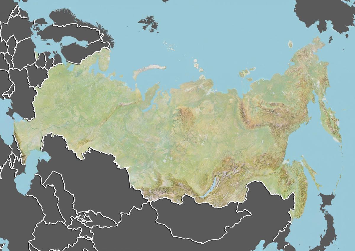 քարտեզ Ղազախստանի աշխարհագրությունը